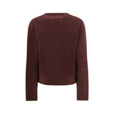 Margiela Bordeaux Fleece Wool Sweatshirt